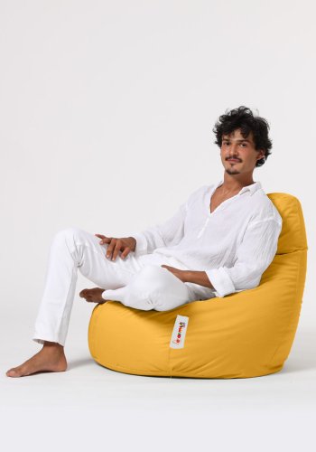 NORDVÄRK Drop L udendrs skkestol - gul polyester