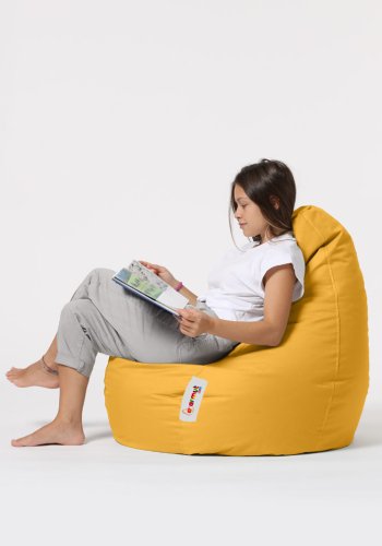 NORDVÄRK Drop L udendrs skkestol - gul polyester