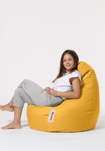 NORDVÄRK Drop L udendrs skkestol - gul polyester