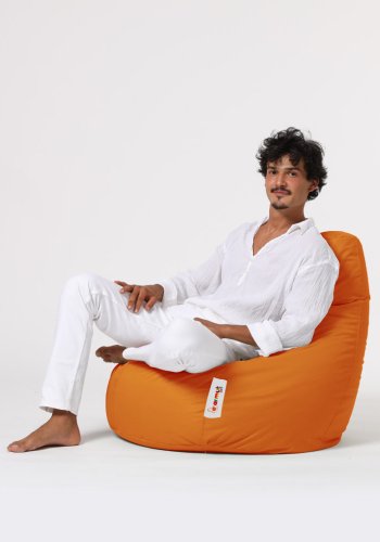 NORDVÄRK Drop L udendrs skkestol - orange polyester