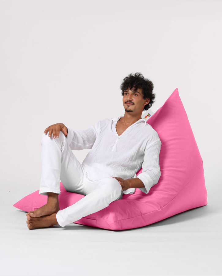 NORDVÄRK Pyramid Big Bed udendrs skkestol - pink polyester