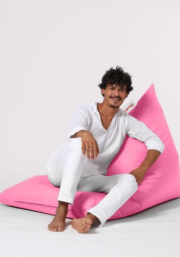 NORDVÄRK Pyramid Big Bed udendrs skkestol - pink polyester