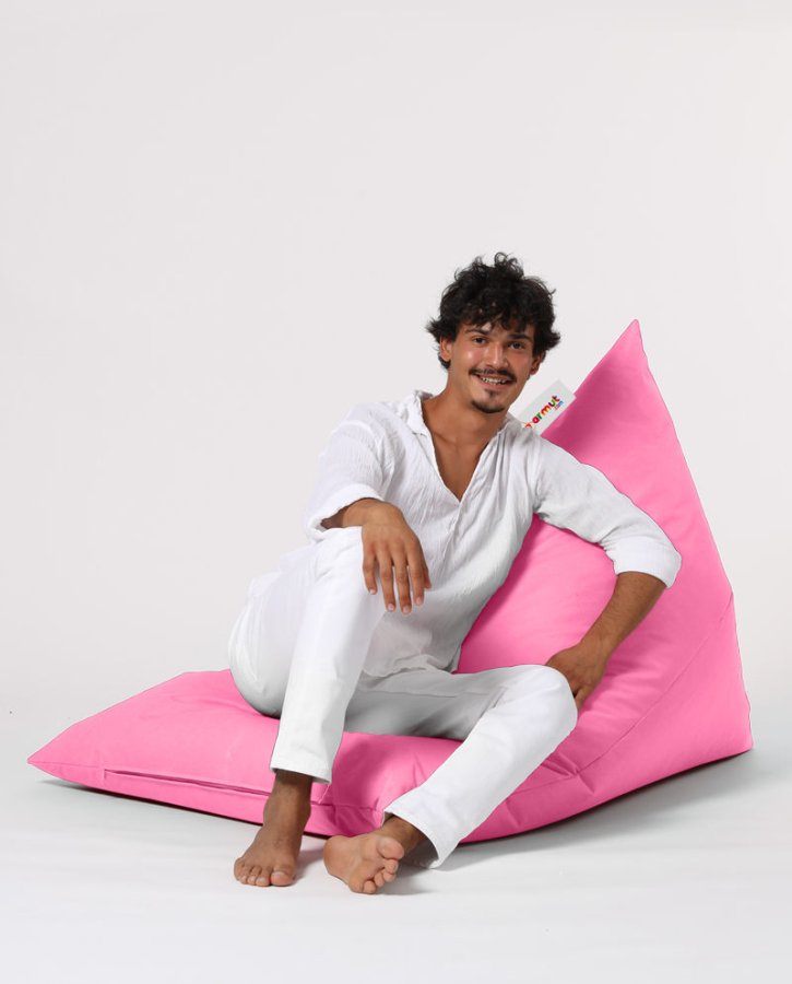 NORDVÄRK Pyramid Big Bed udendrs skkestol - pink polyester