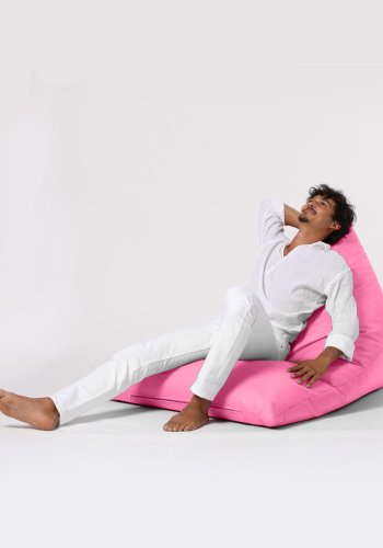 NORDVÄRK Pyramid Big Bed udendrs skkestol - pink polyester