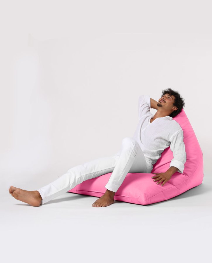 NORDVÄRK Pyramid Big Bed udendrs skkestol - pink polyester