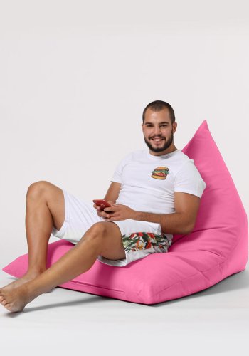 NORDVÄRK Pyramid Big Bed udendrs skkestol - pink polyester