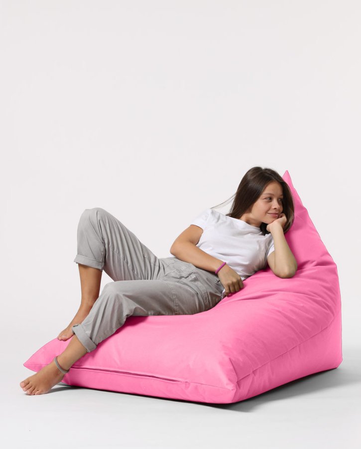 NORDVÄRK Pyramid Big Bed udendrs skkestol - pink polyester