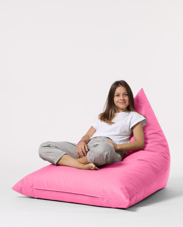 NORDVÄRK Pyramid Big Bed udendrs skkestol - pink polyester