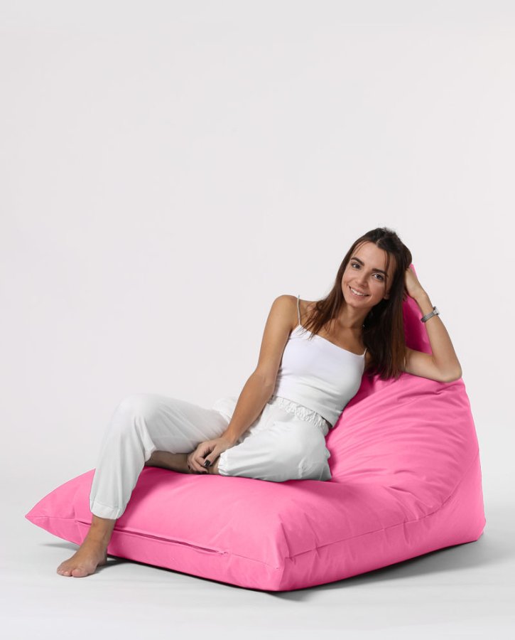 NORDVÄRK Pyramid Big Bed udendrs skkestol - pink polyester