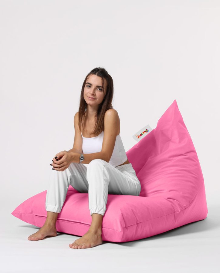 NORDVÄRK Pyramid Big Bed udendrs skkestol - pink polyester