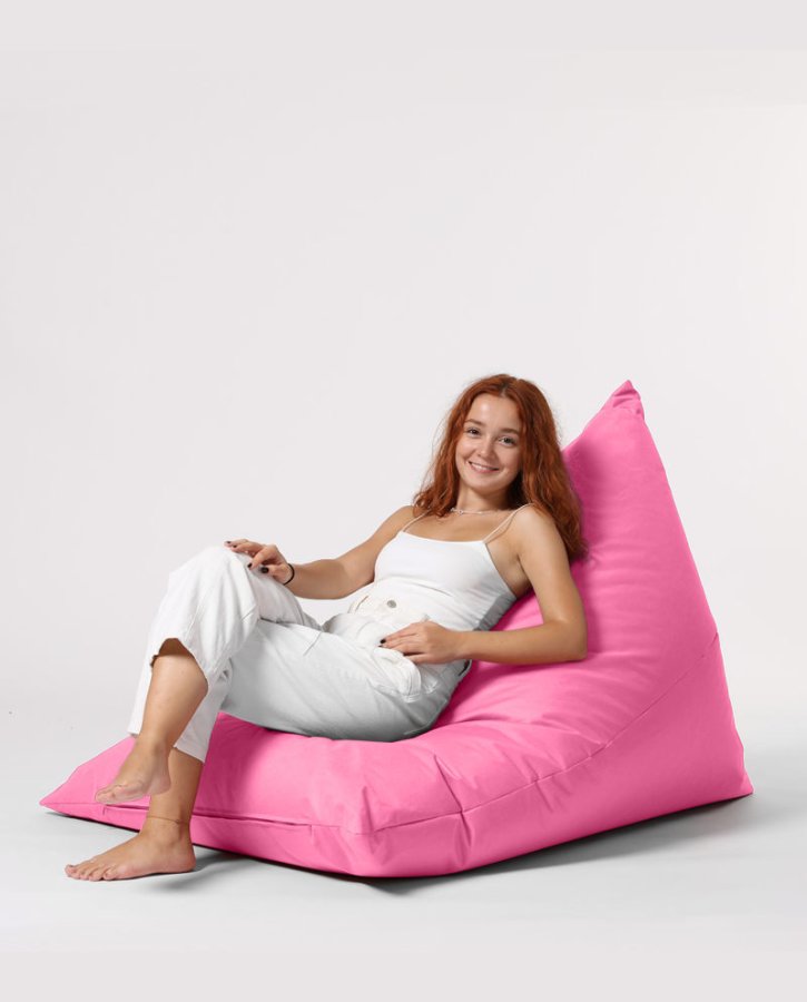 NORDVÄRK Pyramid Big Bed udendrs skkestol - pink polyester
