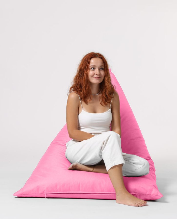 NORDVÄRK Pyramid Big Bed udendrs skkestol - pink polyester