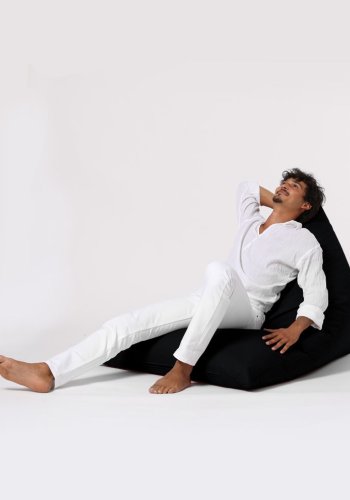 NORDVÄRK Pyramid udendrs skkestol, Large - sort polyester