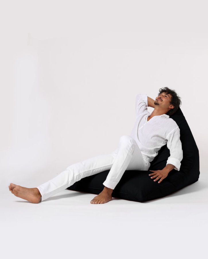 NORDVÄRK Pyramid udendrs skkestol, Large - sort polyester