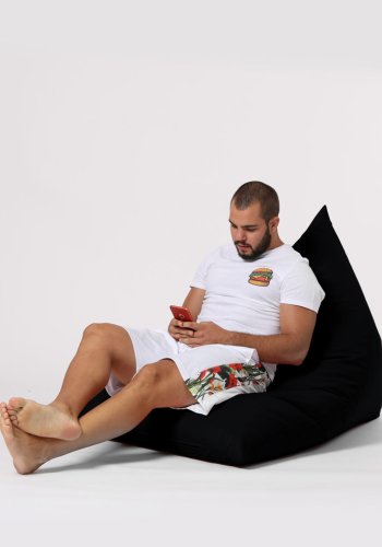 NORDVÄRK Pyramid udendrs skkestol, Large - sort polyester