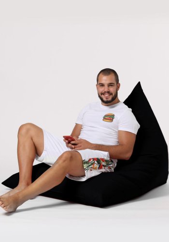 NORDVÄRK Pyramid udendrs skkestol, Large - sort polyester