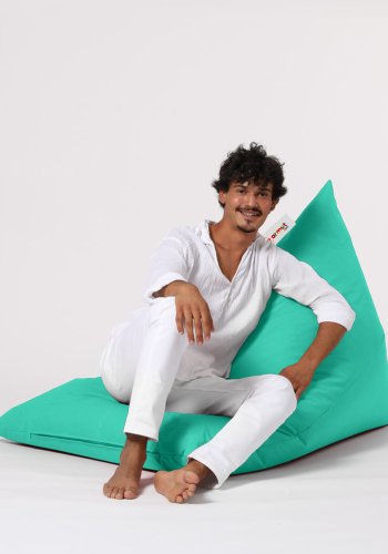 NORDVÄRK Pyramid udendrs skkestol, Large - turkis polyester