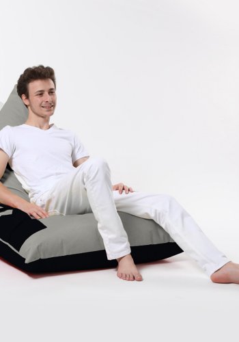 NORDVÄRK Pyramid udendrs skkestol, Large - rgfarvet og sort polyester