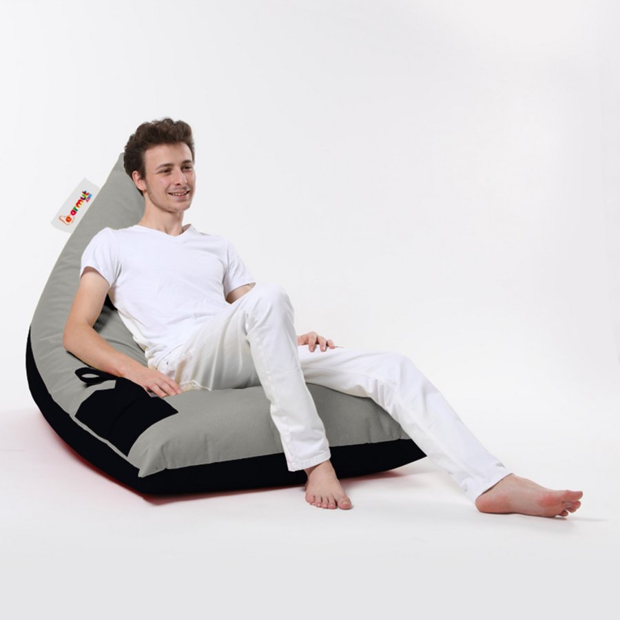 NORDVÄRK Pyramid udendrs skkestol, Large - rgfarvet og sort polyester