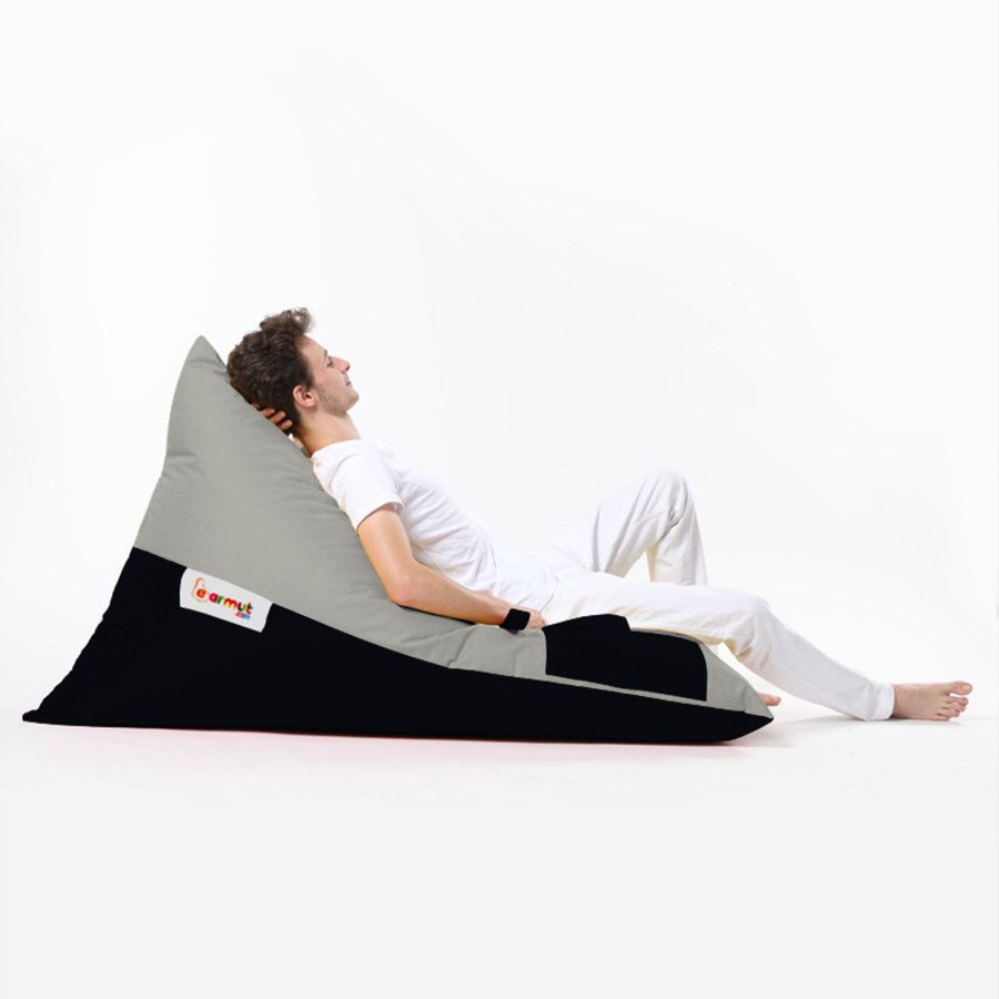 NORDVÄRK Pyramid udendrs skkestol, Large - rgfarvet og sort polyester