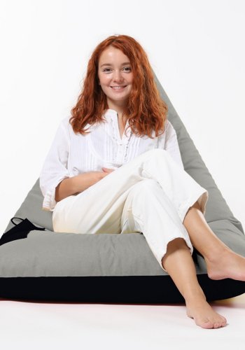 NORDVÄRK Pyramid udendrs skkestol, Large - rgfarvet og sort polyester