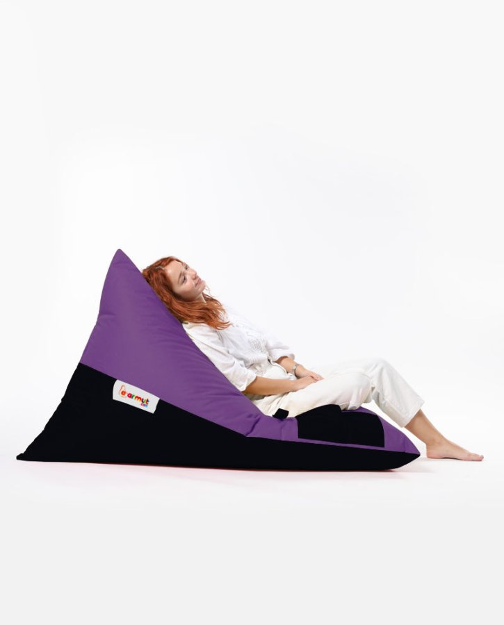 NORDVÄRK Pyramid udendrs skkestol, Large - lilla polyester