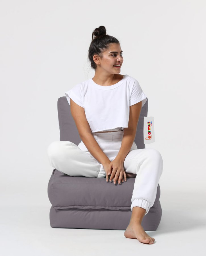 NORDVÄRK Siesta udendrs skkestol/liggestol, foldbar/forlngelse, rektangulr - rgfarvet polyester