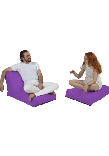 NORDVÄRK Siesta udendrs skkestol/liggestol, foldbar/forlngelse, rektangulr - lilla polyester