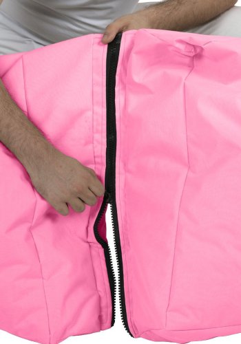 NORDVÄRK Siesta udendrs skkestol/liggestol, foldbar/forlngelse, rektangulr - pink polyester