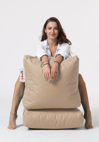 NORDVÄRK Siesta udendrs skkestol/liggestol, foldbar/forlngelse, rektangulr - mink polyester