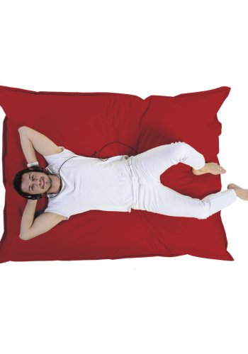 NORDVÄRK Kmpe udendrs skkestol, rektangulr - rd polyester (140x180)