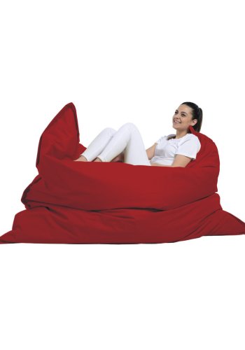 NORDVÄRK Kmpe udendrs skkestol, rektangulr - rd polyester (140x180)