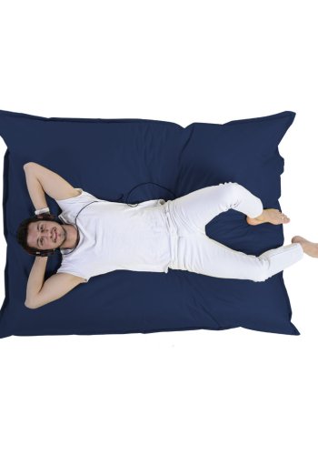 NORDVÄRK Giant udendrs pude skkestol - mrkebl polyester (140x180)