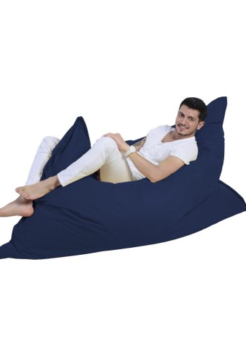 NORDVÄRK Giant udendrs pude skkestol - mrkebl polyester (140x180)