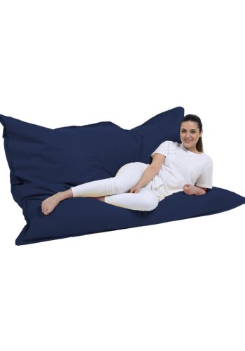 NORDVÄRK Giant udendrs pude skkestol - mrkebl polyester (140x180)