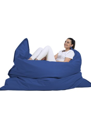 NORDVÄRK Kmpe udendrs skkestol, rektangulr - bl polyester (140x180)