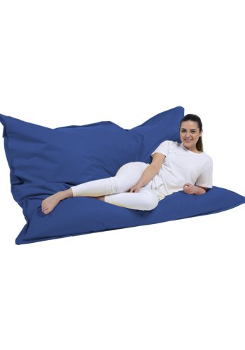 NORDVÄRK Kmpe udendrs skkestol, rektangulr - bl polyester (140x180)