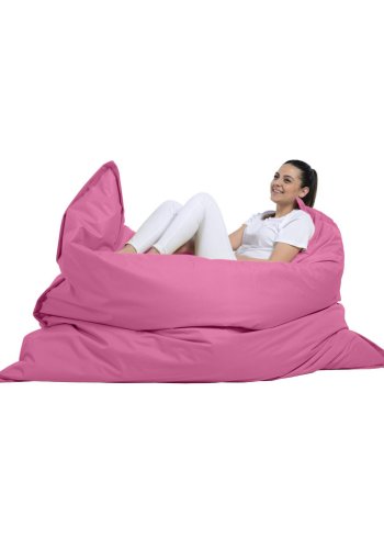 NORDVÄRK Giant udendrs pude skkestol - pink polyester (140x180)