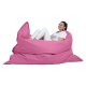 NORDVÄRK Giant udendrs pude skkestol - pink polyester (140x180)