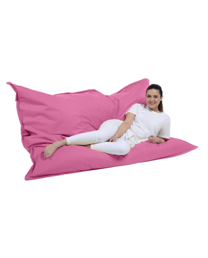 NORDVÄRK Giant udendrs pude skkestol - pink polyester (140x180)