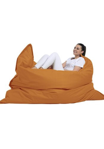 NORDVÄRK Kmpe udendrs skkestol, rektangulr - orange polyester (140x180)
