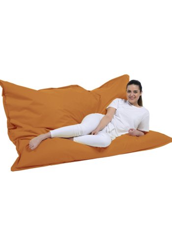 NORDVÄRK Kmpe udendrs skkestol, rektangulr - orange polyester (140x180)