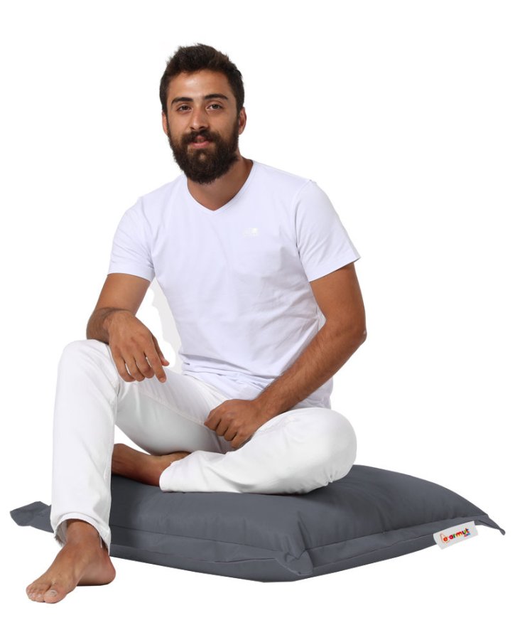 NORDVÄRK udendrs gulvpude, kvadratisk - rgfarvet polyester (70x70)