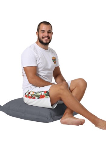 NORDVÄRK udendrs gulvpude, kvadratisk - rgfarvet polyester (70x70)