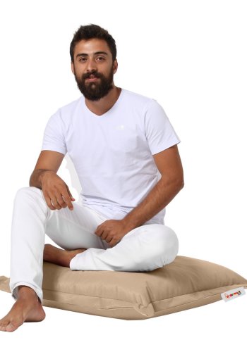 NORDVÄRK udendrs gulvpude, kvadratisk - mink polyester (70x70)