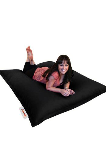 NORDVÄRK udendrs Pude skkestol - sort polyester (100x100)