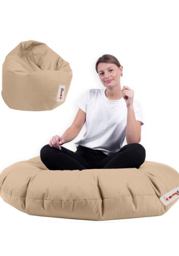 NORDVÄRK udendrs skkestol, rund - mink polyester (100)