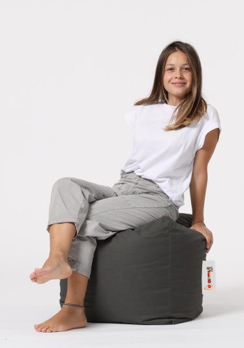 NORDVÄRK udendrs puf, kvadratisk - rgfarvet polyester (45x45)