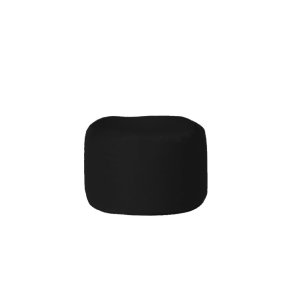 NORDVÄRK Firkantet udendrs skkestol - sort polyester