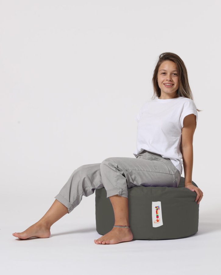 NORDVÄRK udendrs puf, rund - rgfarvet polyester (55)